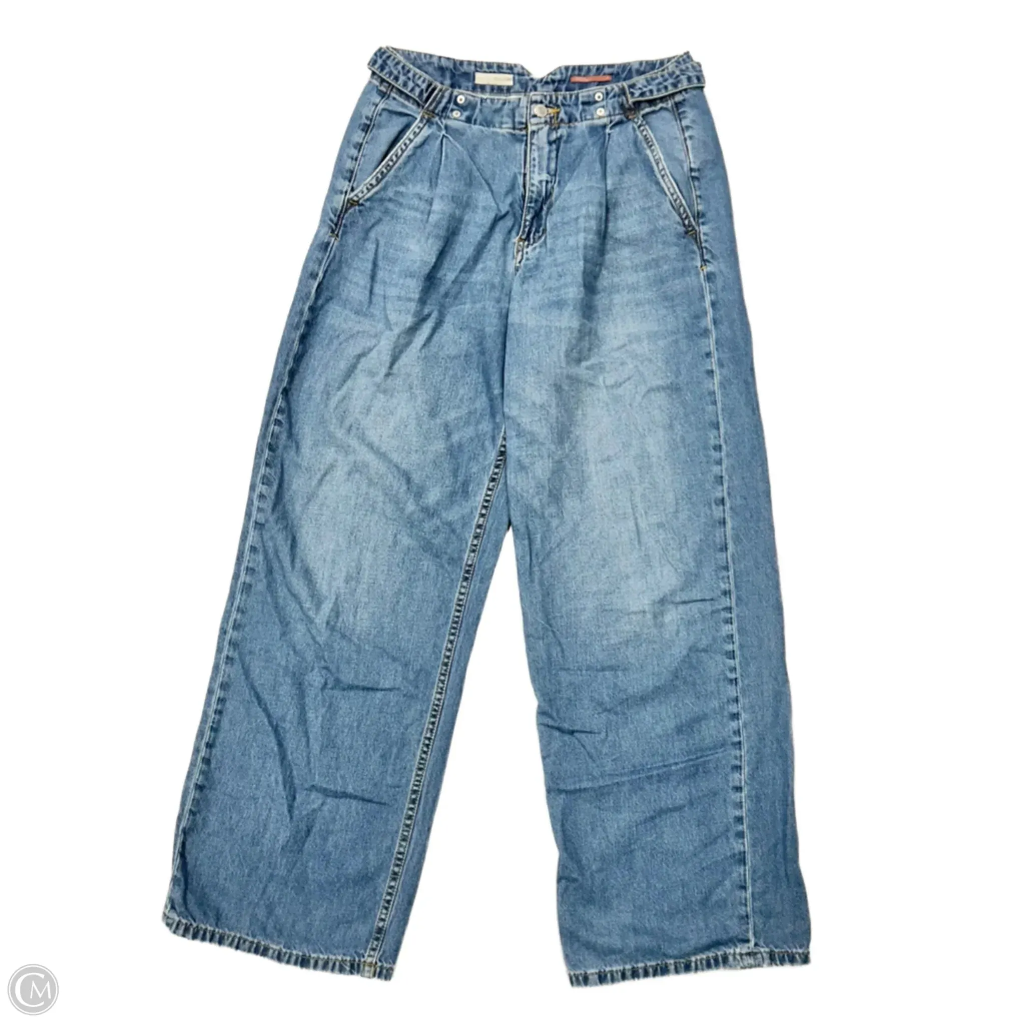 Jeans Wide Leg By Pilcro In Blue Denim, Size: 4