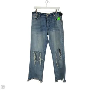 Jeans Wide Leg By We The Free In Blue Denim, Size: 6