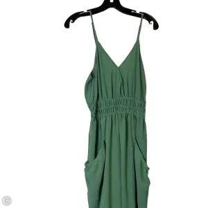 Jumpsuit By Clothes Mentor In Green, Size: L