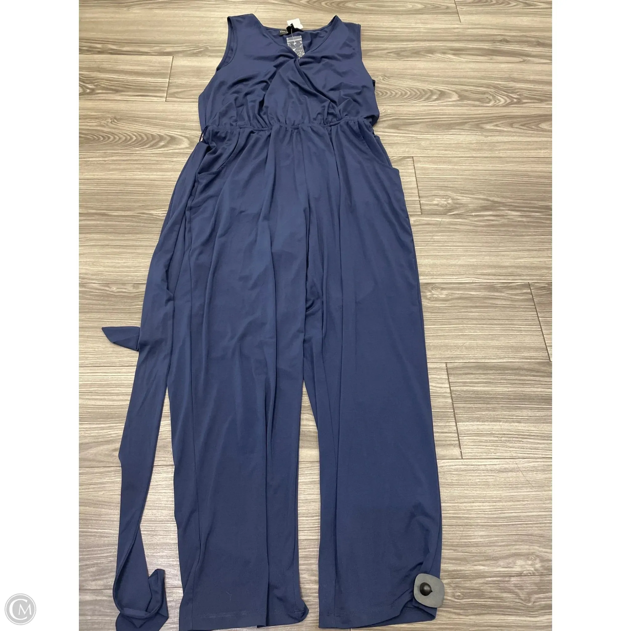Jumpsuit By Clothes Mentor In Navy, Size: Xl
