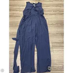 Jumpsuit By Clothes Mentor In Navy, Size: Xl