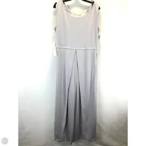 Jumpsuit By Clothes Mentor In Silver, Size: Xl