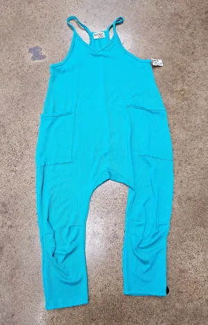 Jumpsuit By Clothes Mentor In Teal, Size:S