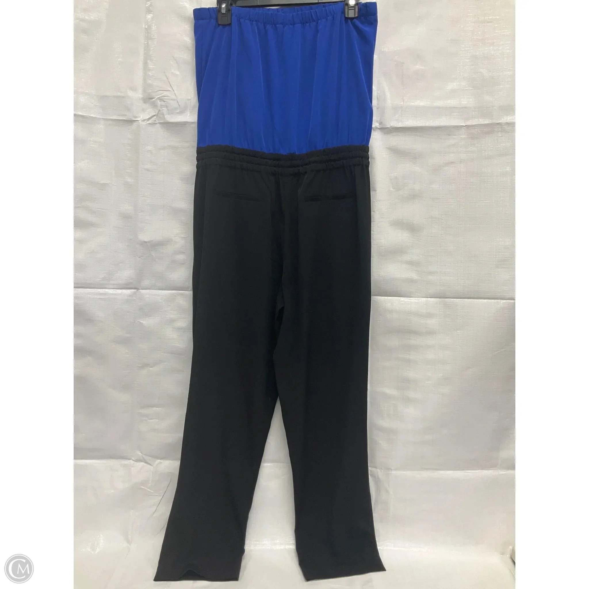 Jumpsuit By Express In Black & Blue, Size: S