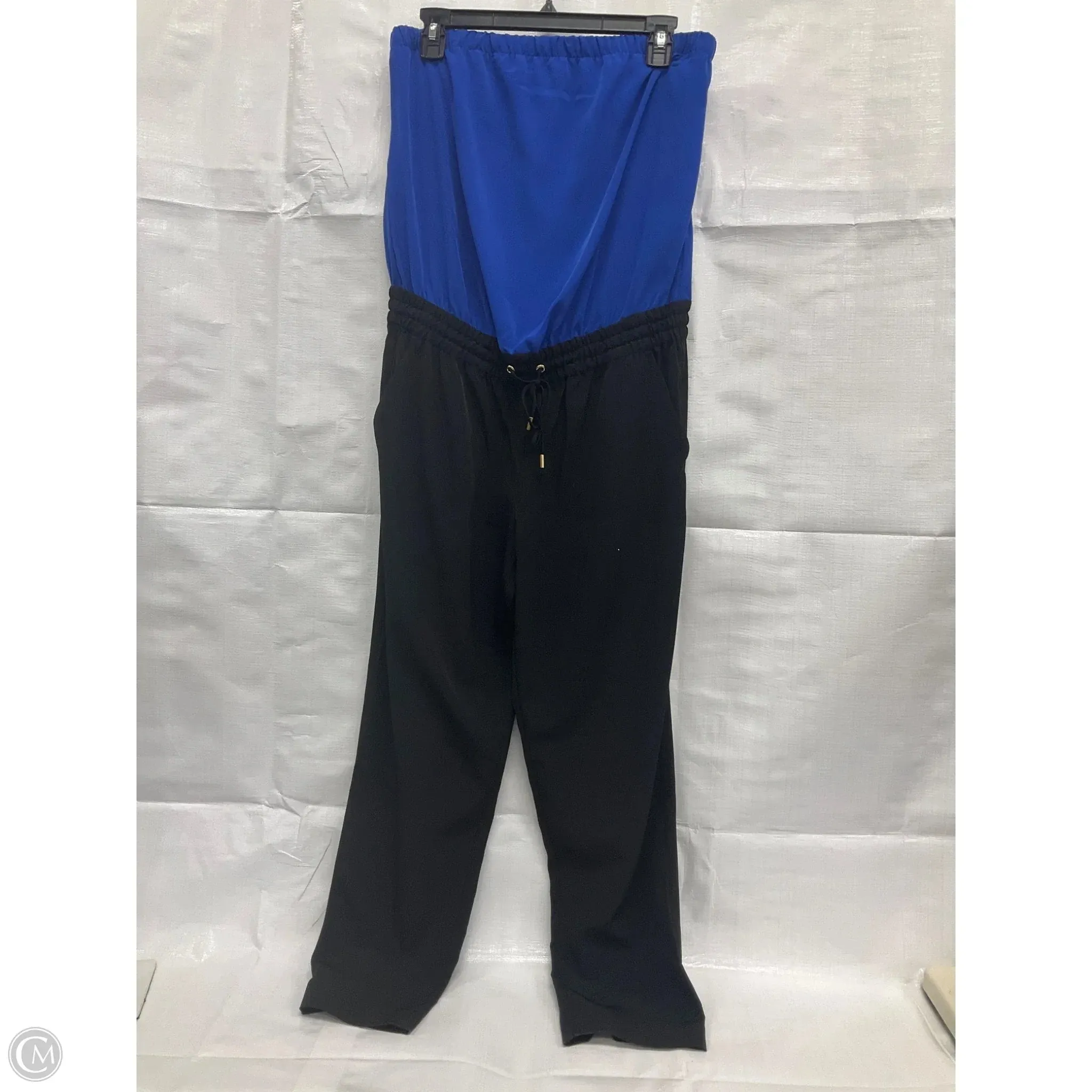 Jumpsuit By Express In Black & Blue, Size: S