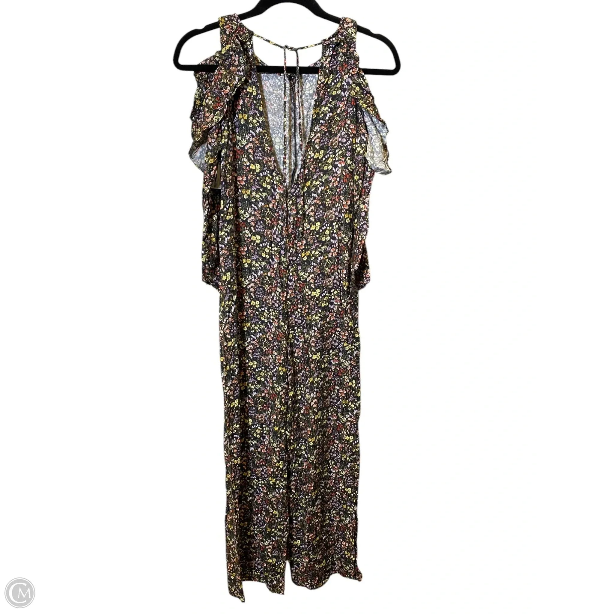 Jumpsuit By Mango In Floral Print, Size: Xs