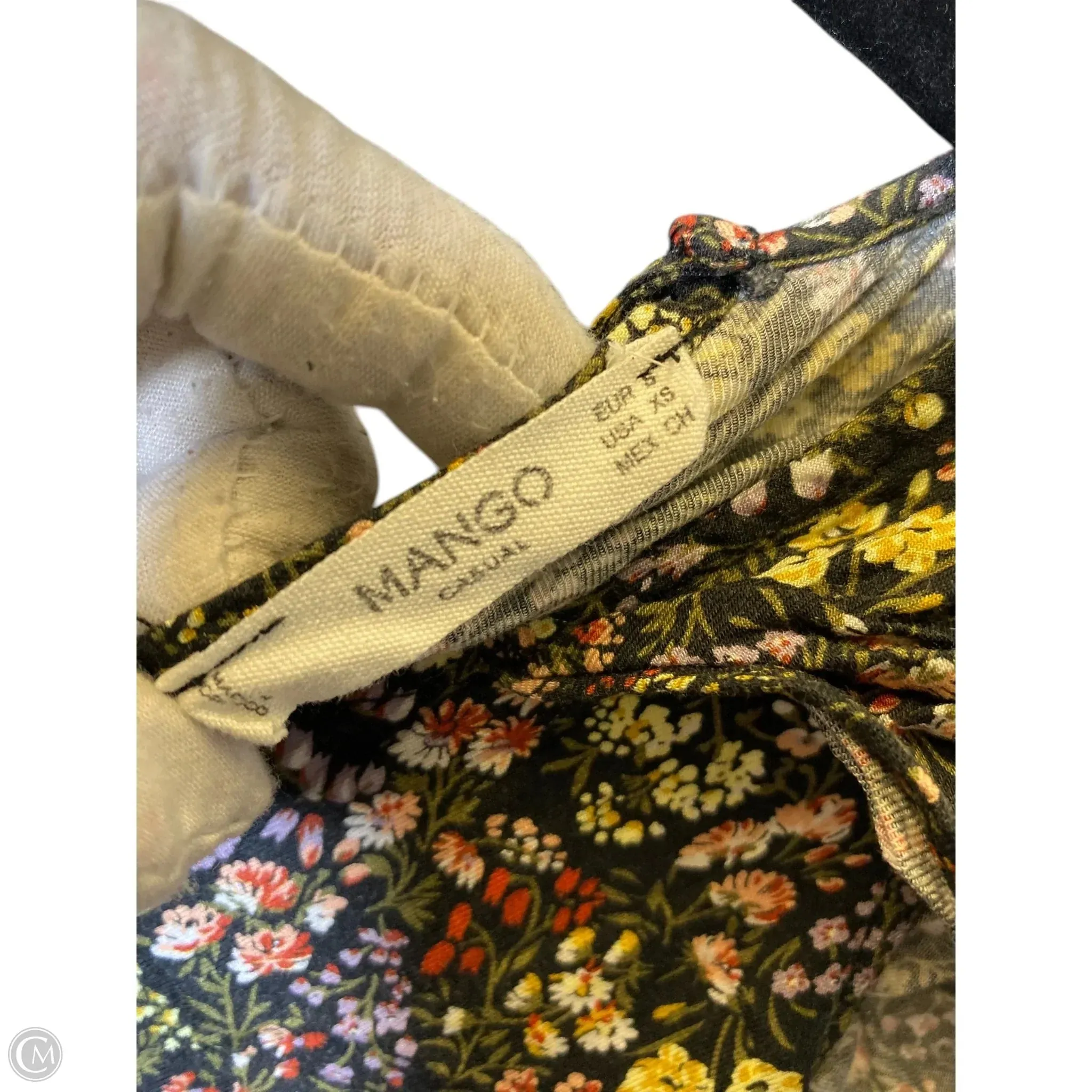 Jumpsuit By Mango In Floral Print, Size: Xs