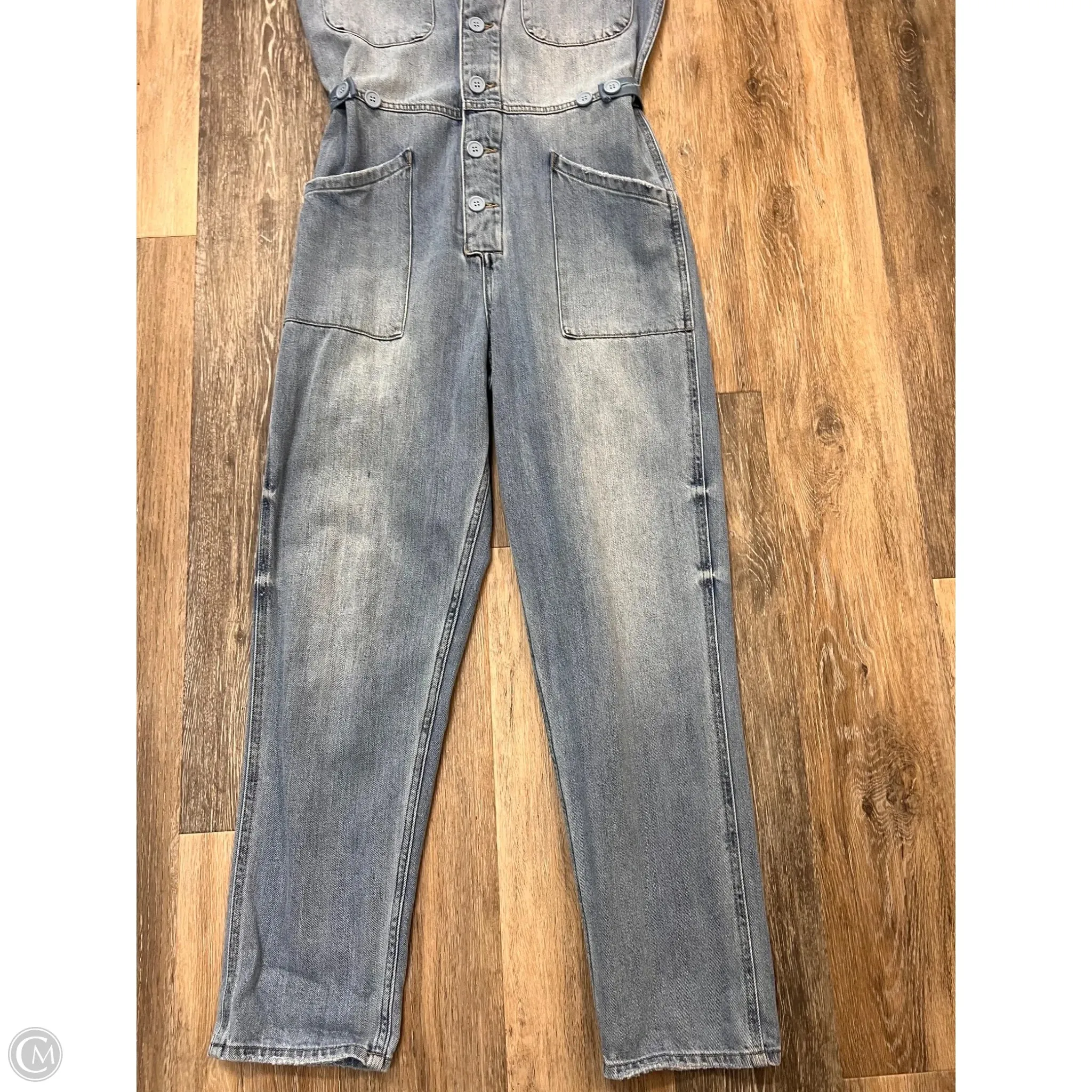 Jumpsuit By Pistola In Blue Denim, Size: Xs