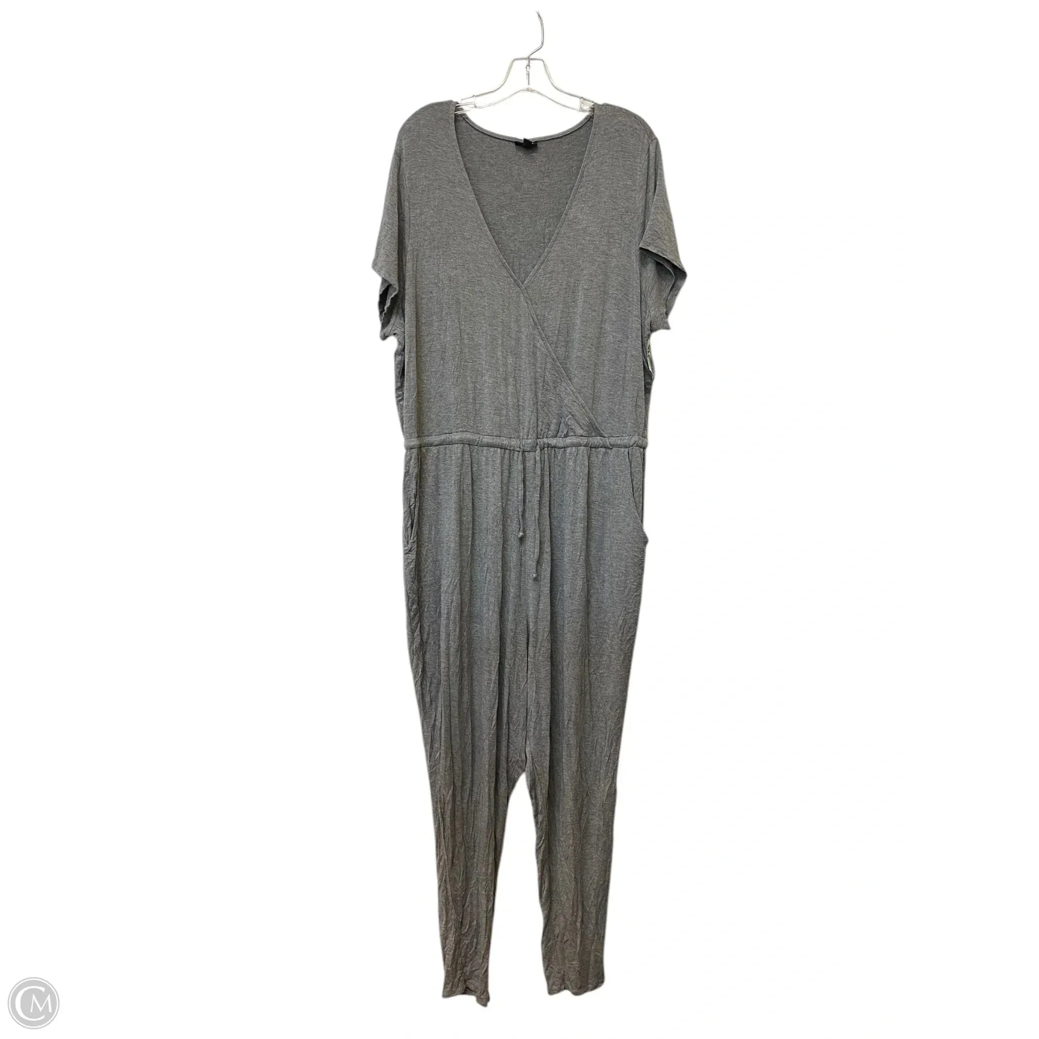 Jumpsuit By Torrid In Grey, Size: 3x
