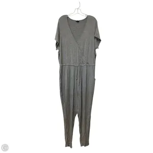Jumpsuit By Torrid In Grey, Size: 3x