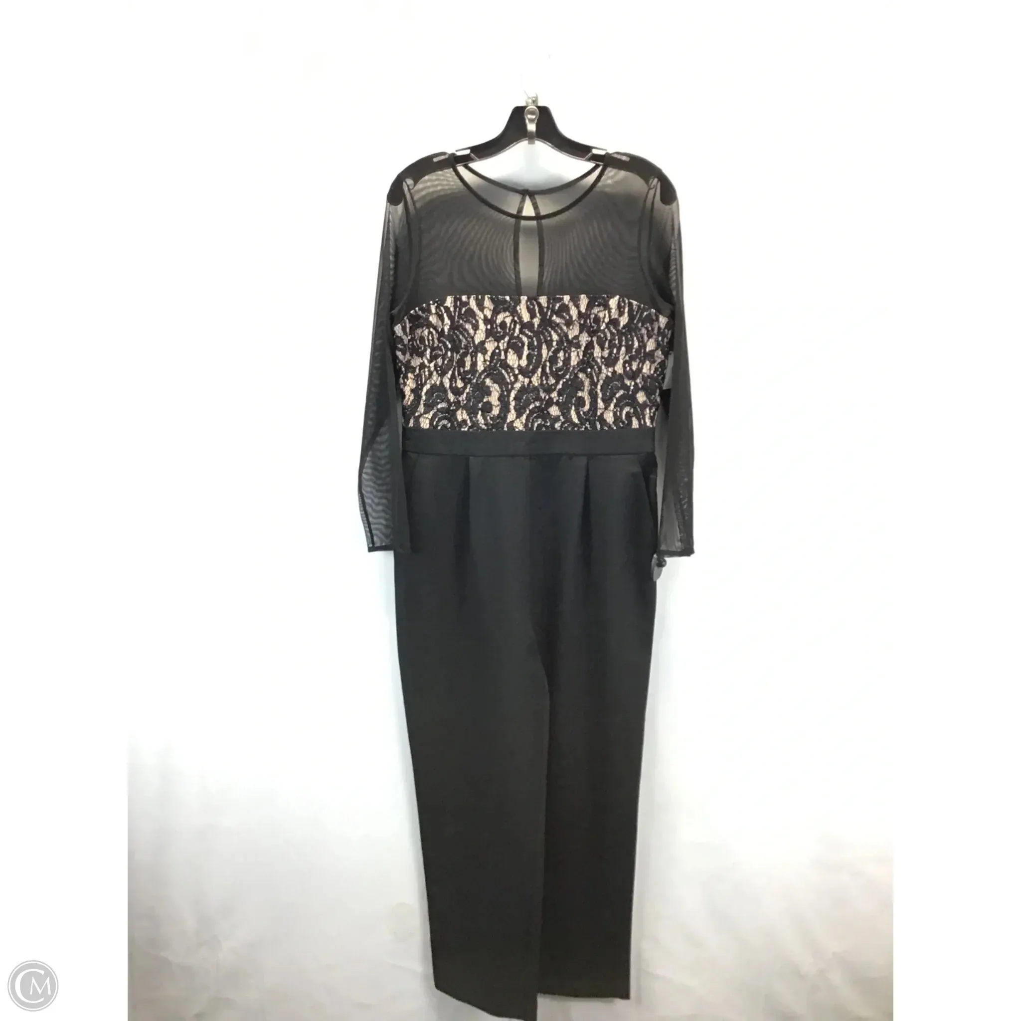Jumpsuit By Vince Camuto In Black, Size: 12