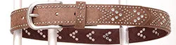 Kid's Brown Chevron Belt