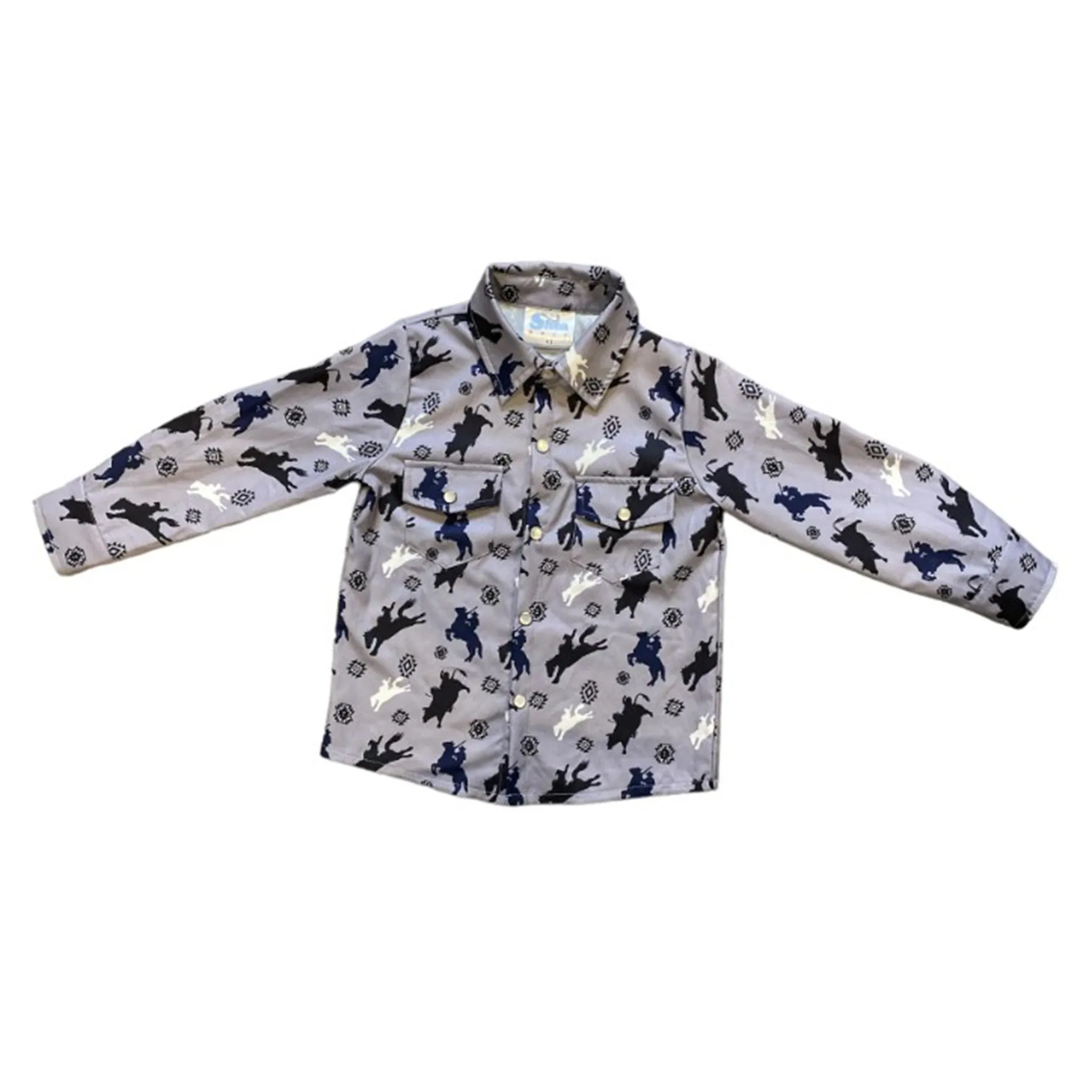 Kid's Grey Roughstock Shirt