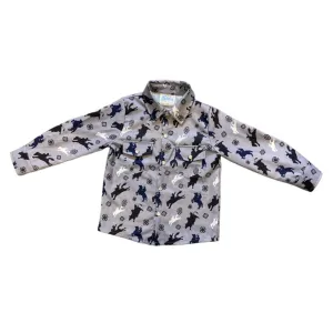 Kid's Grey Roughstock Shirt