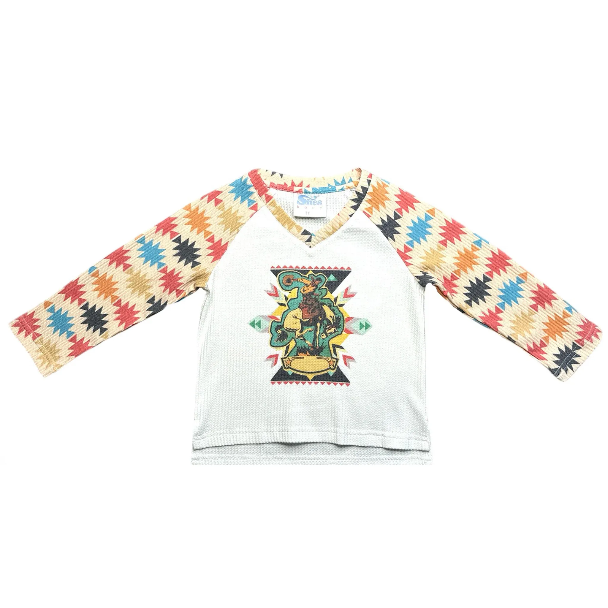Kid's Ranchin' Aztec Tee