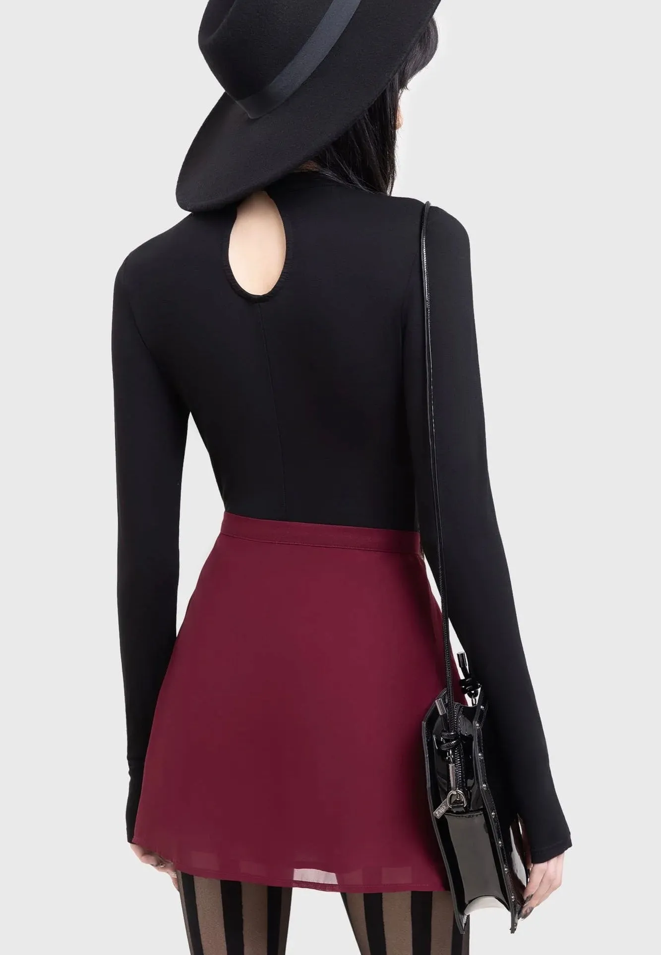 Killstar x Kihilist - Crimson Oracle Burgundy - Skirt