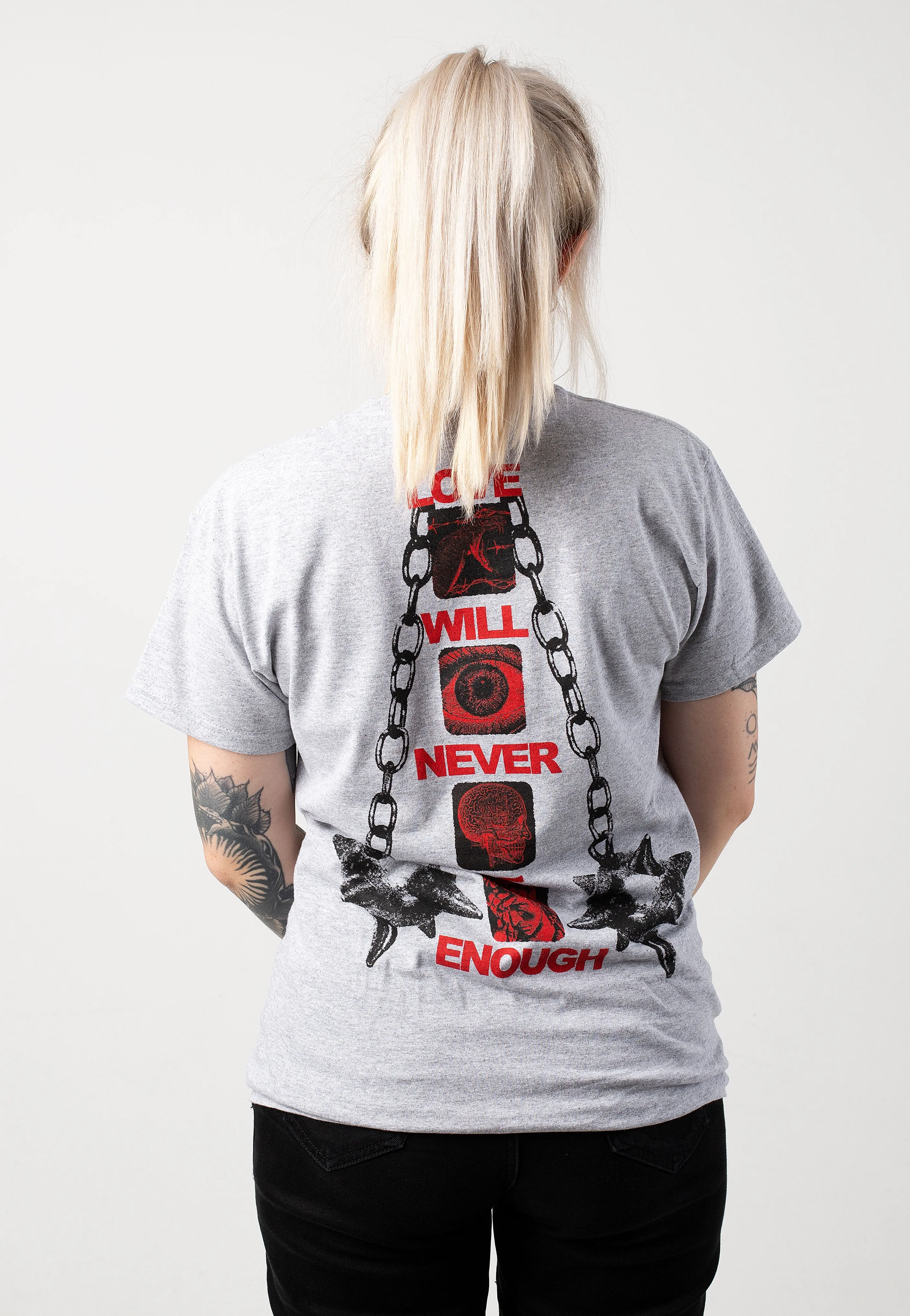 Kublai Khan - Never Enough Sportsgrey - T-Shirt