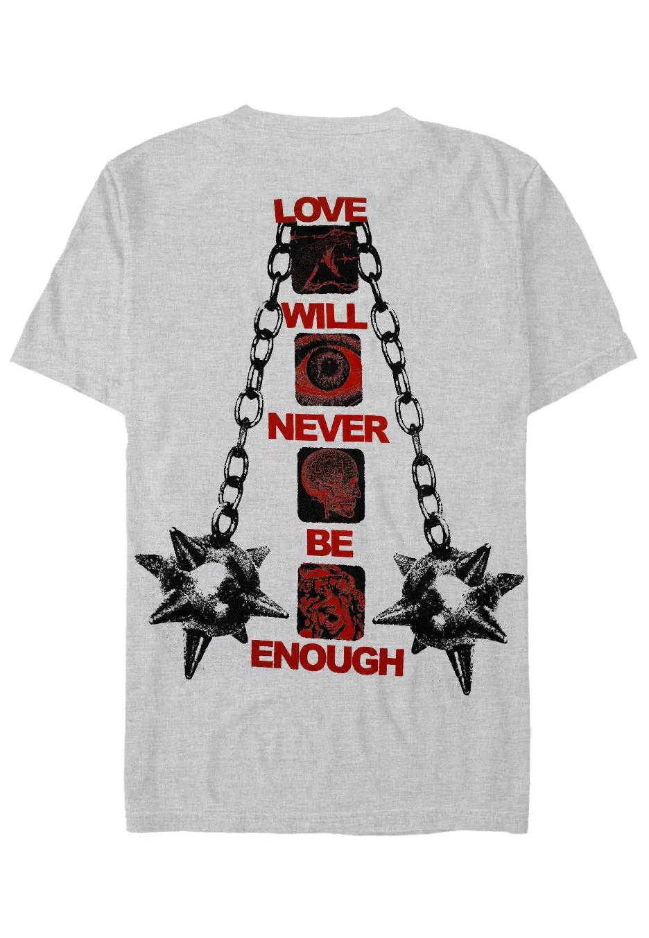 Kublai Khan - Never Enough Sportsgrey - T-Shirt