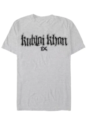 Kublai Khan - Never Enough Sportsgrey - T-Shirt