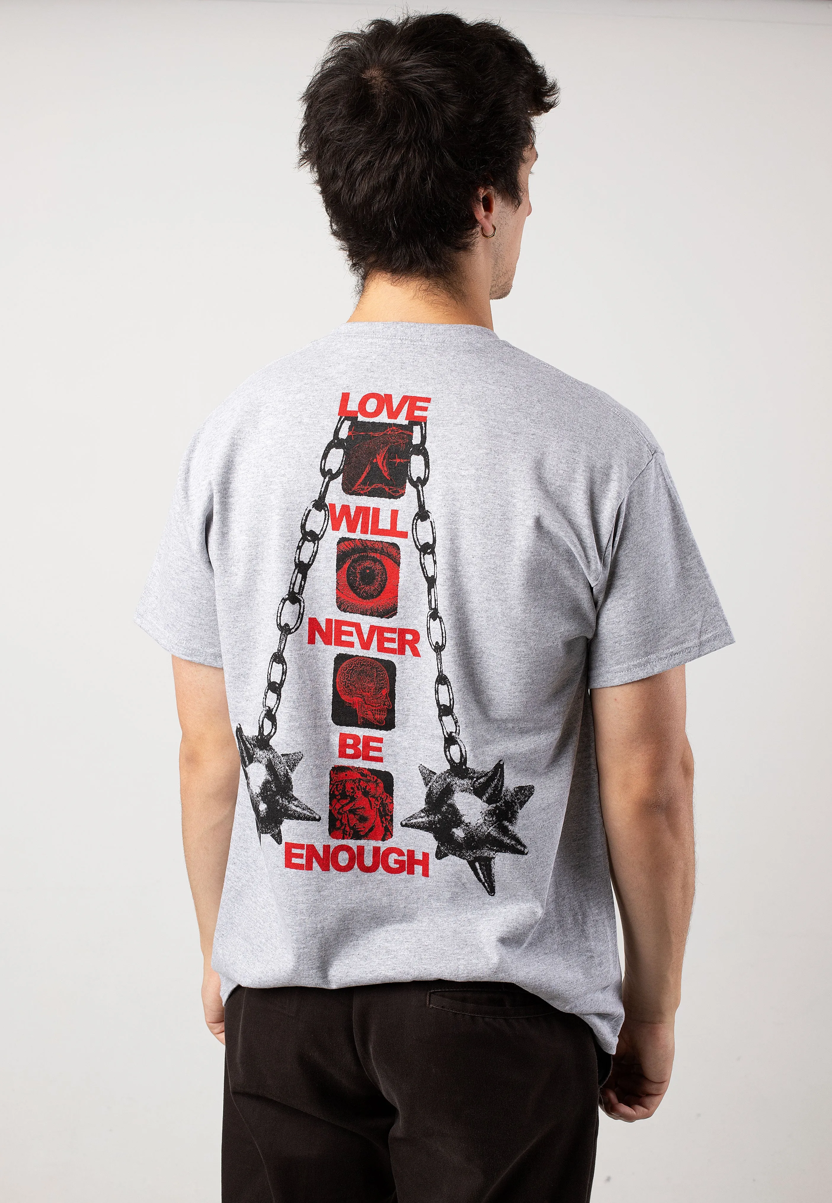 Kublai Khan - Never Enough Sportsgrey - T-Shirt