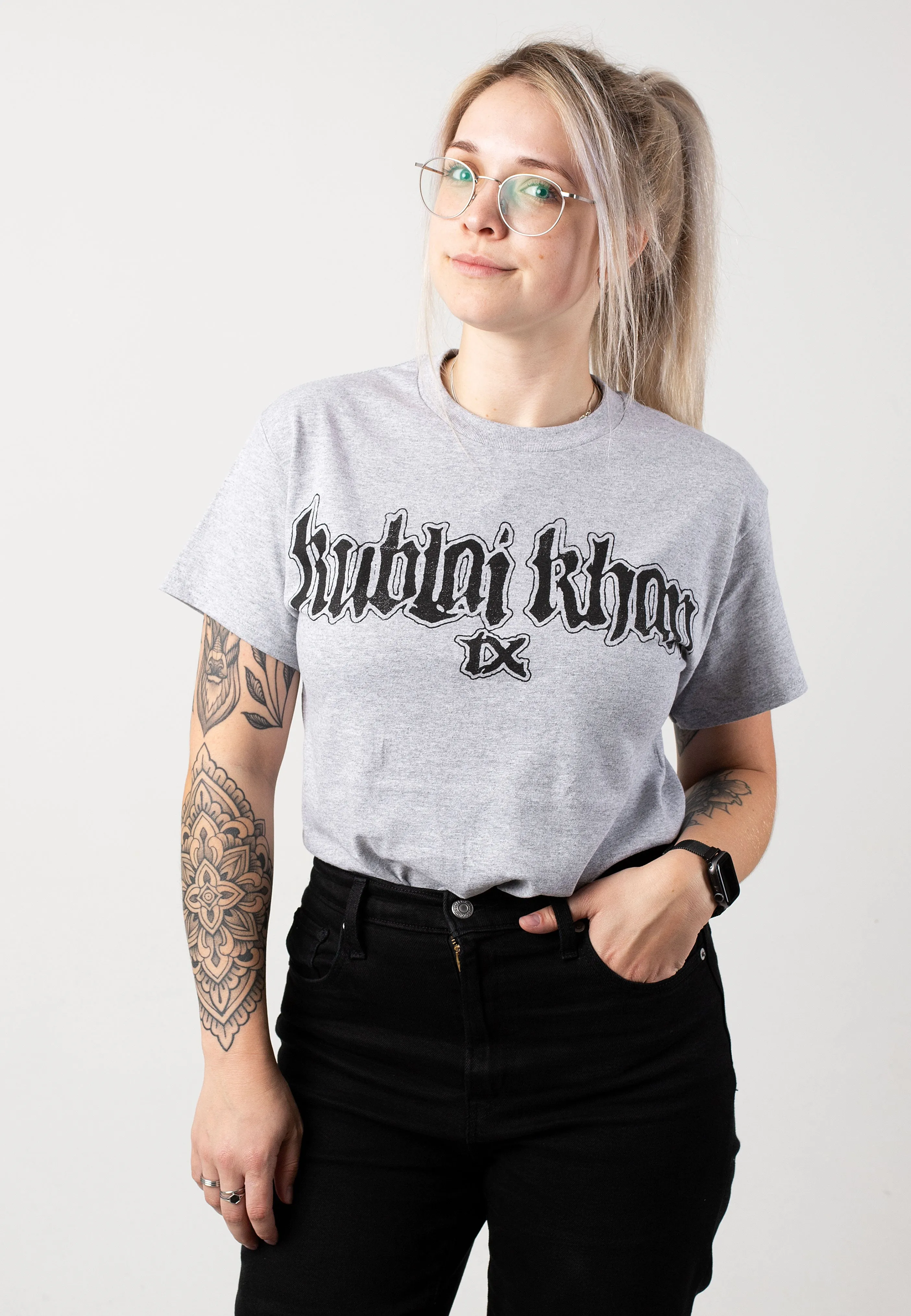 Kublai Khan - Never Enough Sportsgrey - T-Shirt