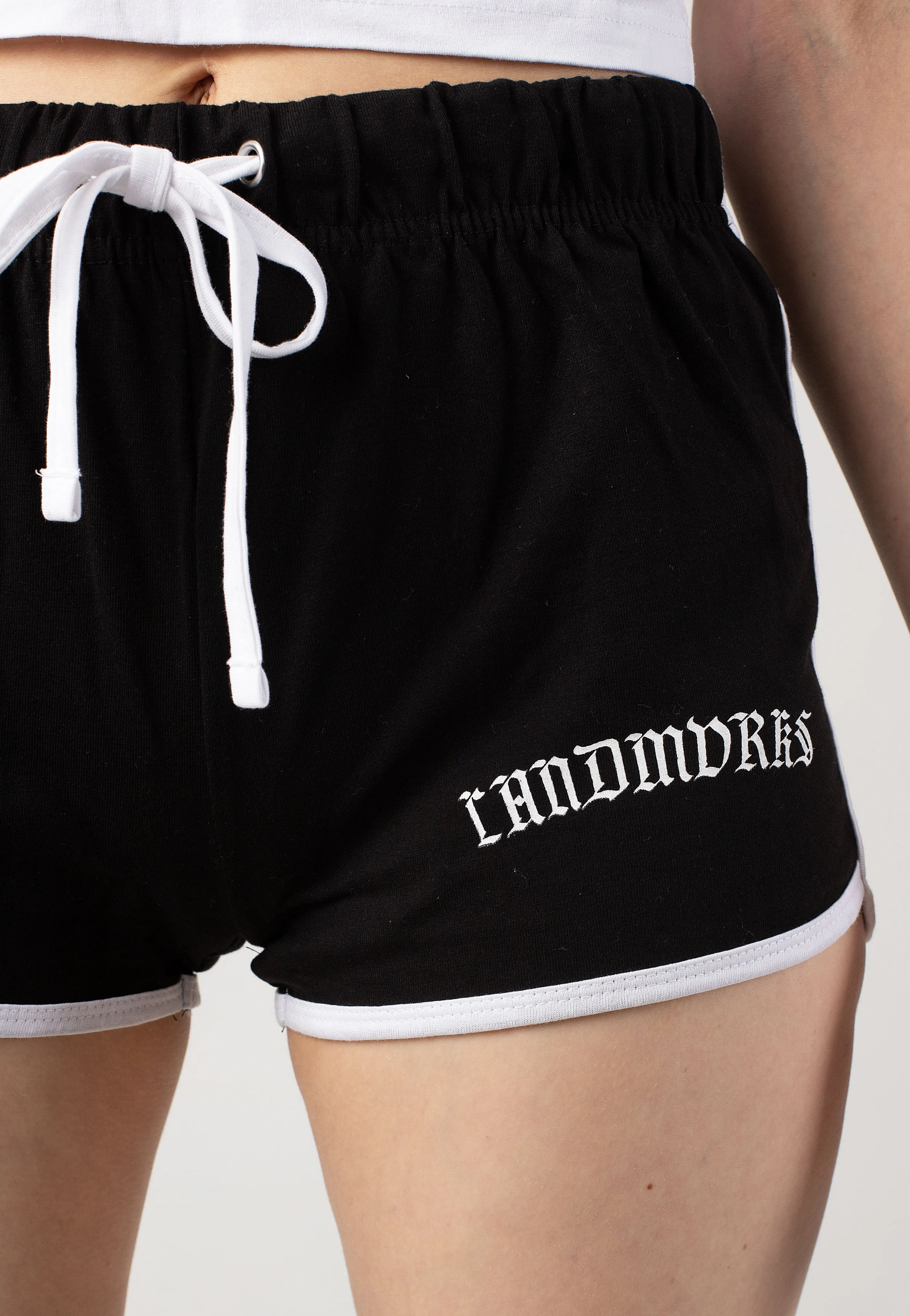Landmvrks - Cicada Black/White - Hotpants