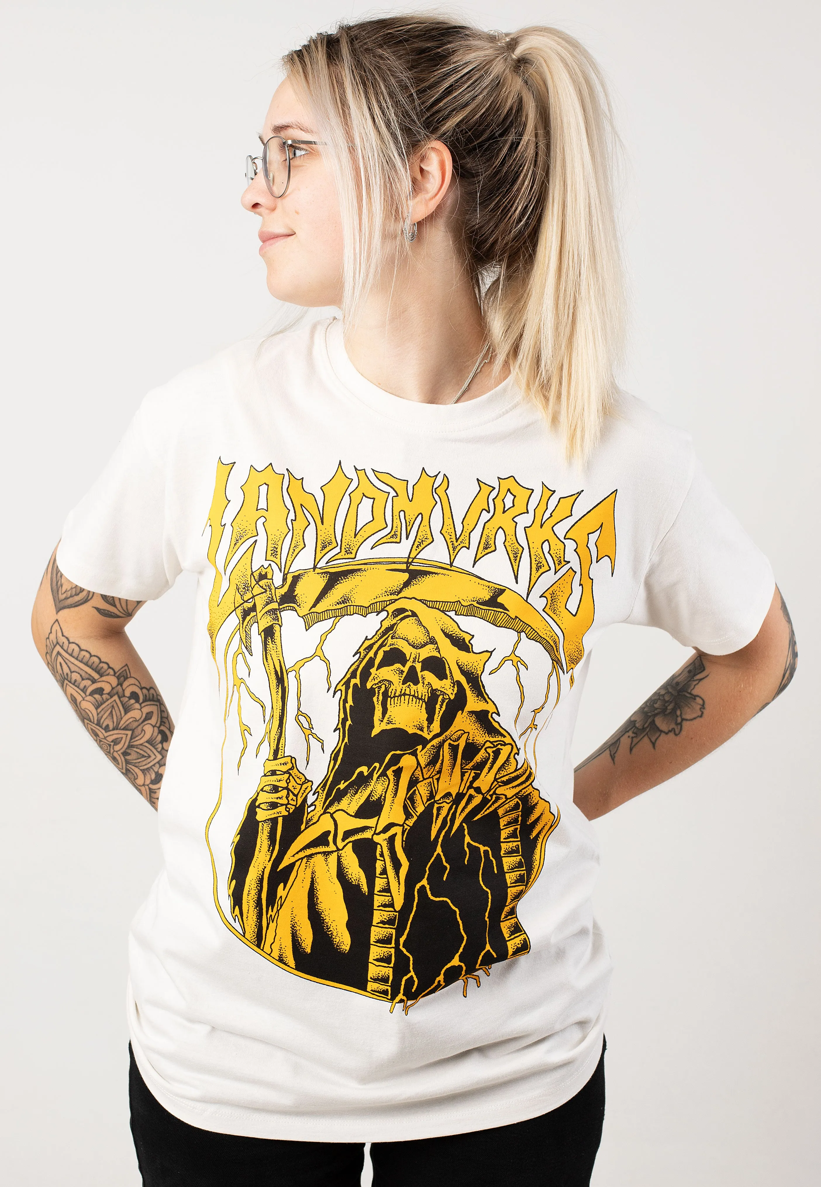 Landmvrks - Reaper Off White - T-Shirt