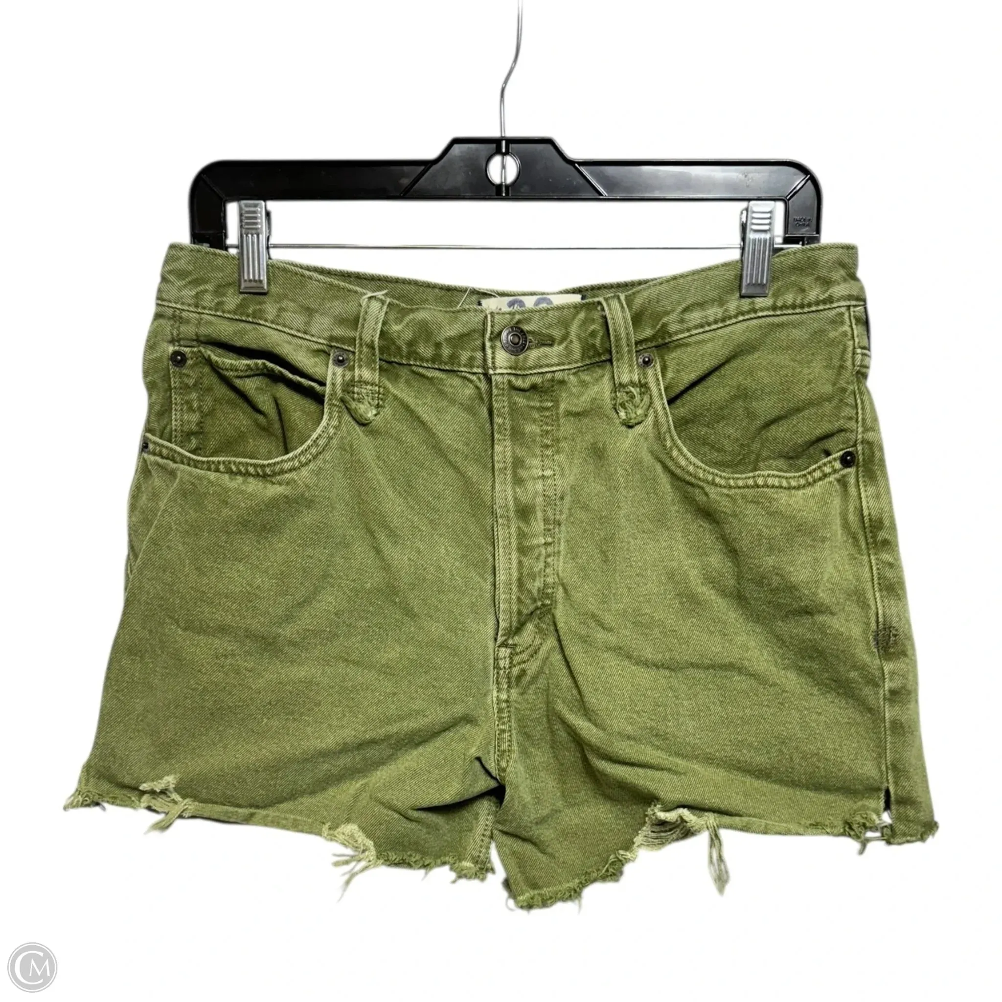 Makai Cut Off Denim Shorts By We The Free In Green, Size: 10