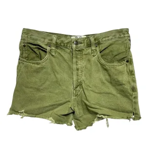 Makai Cut Off Denim Shorts By We The Free In Green, Size: 10