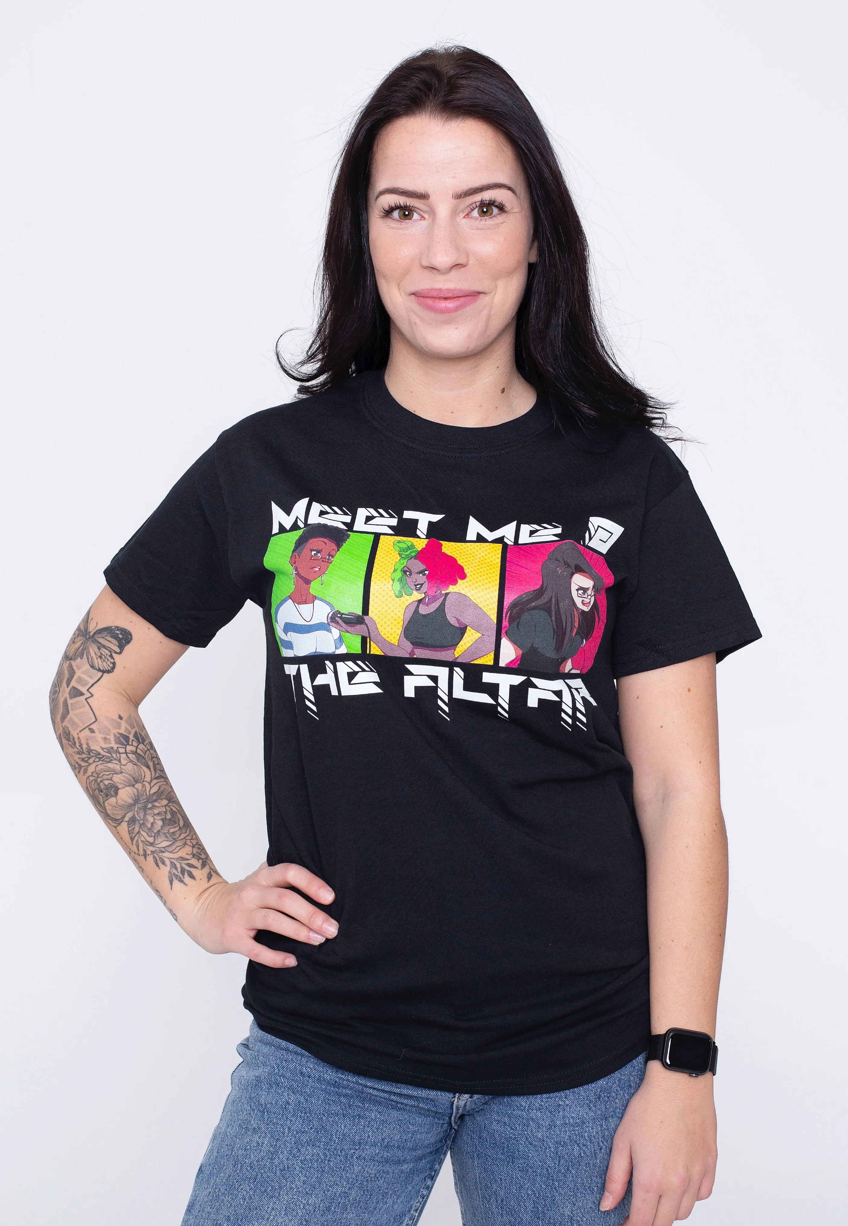 Meet Me At The Altar - CB Squares Black - T-Shirt