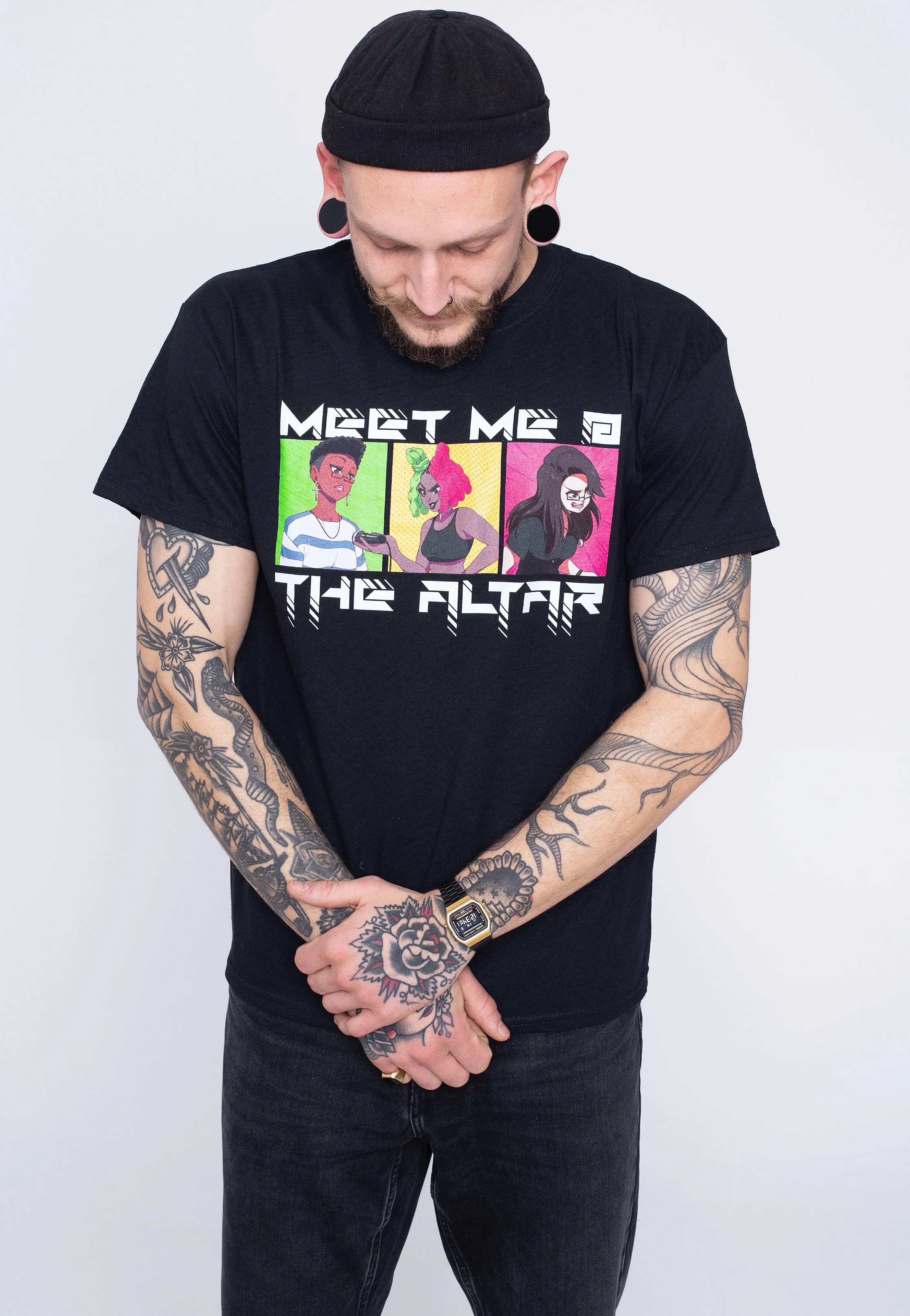 Meet Me At The Altar - CB Squares Black - T-Shirt