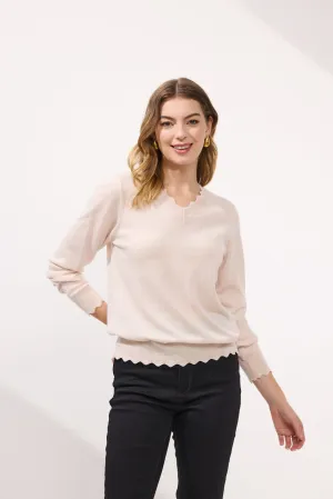Newport - Ruby Merino Jumper - NP29197 - Oyster