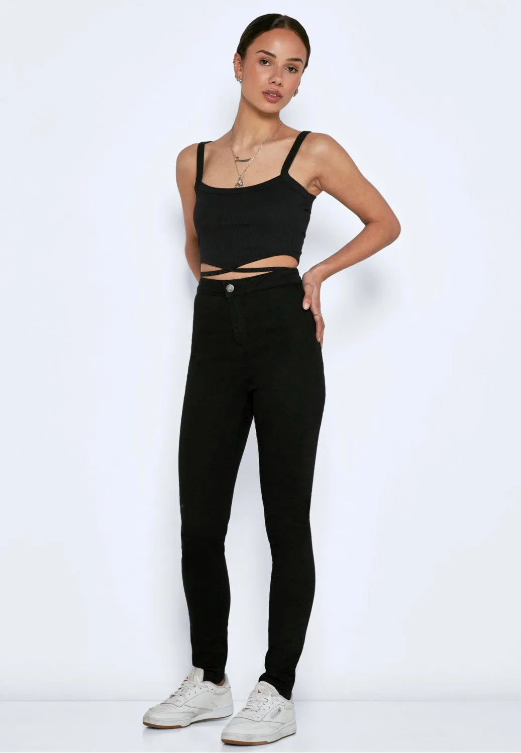 Noisy May - Callie Skinny Black Denim - Jeans