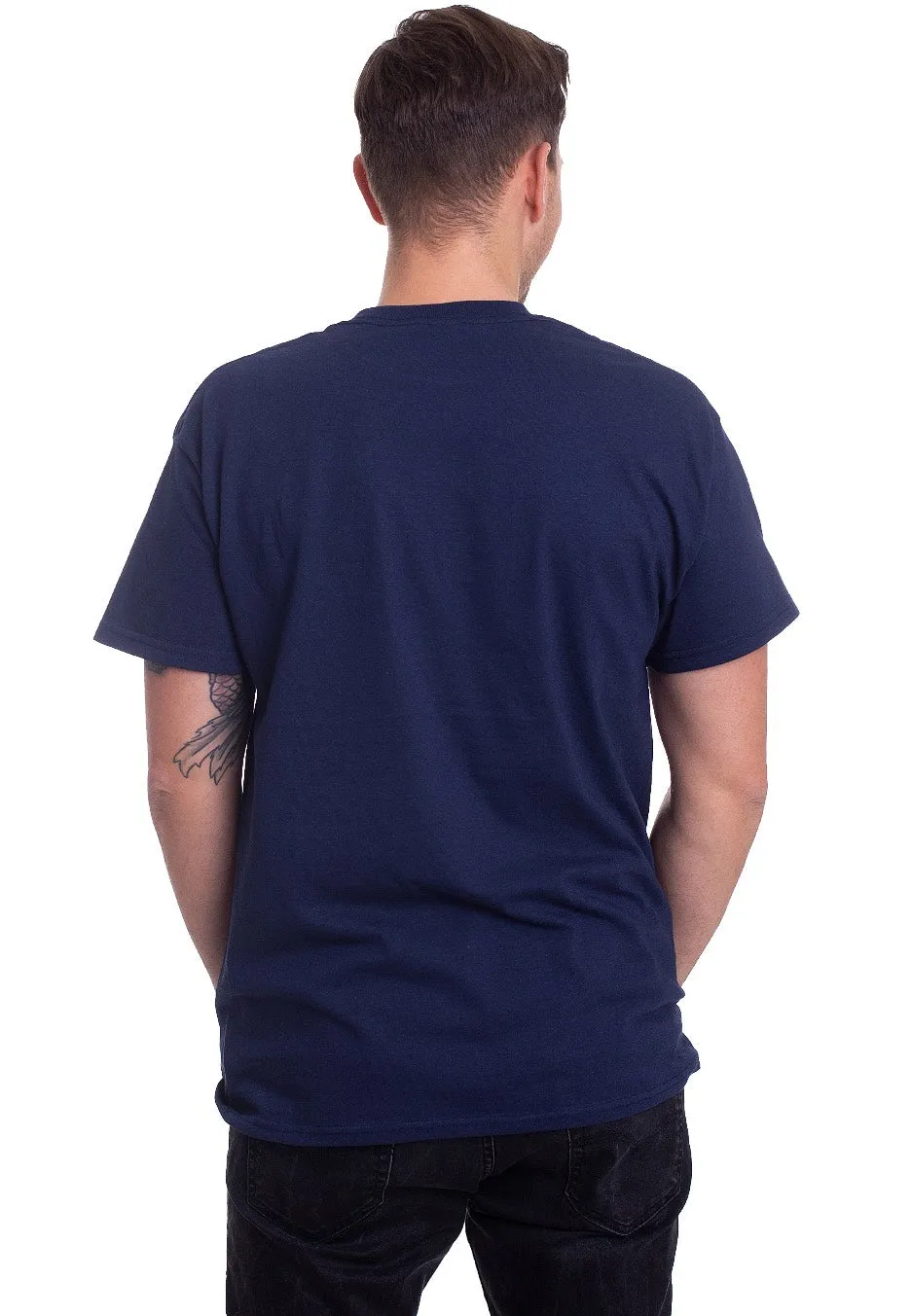Oasis - Union Jack Navy - T-Shirt