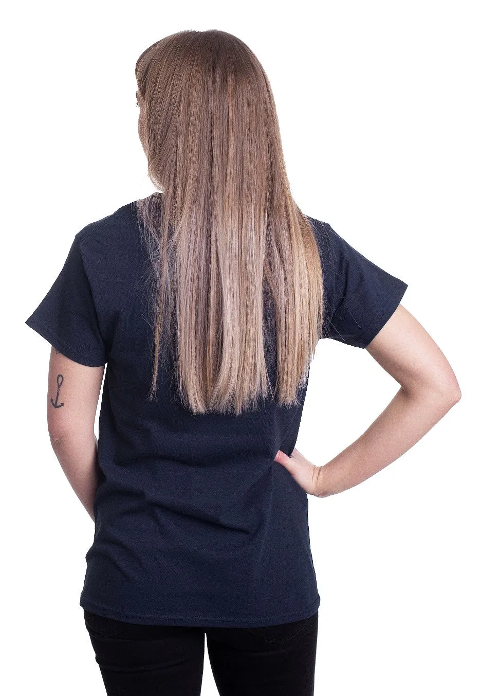 Oasis - Union Jack Navy - T-Shirt