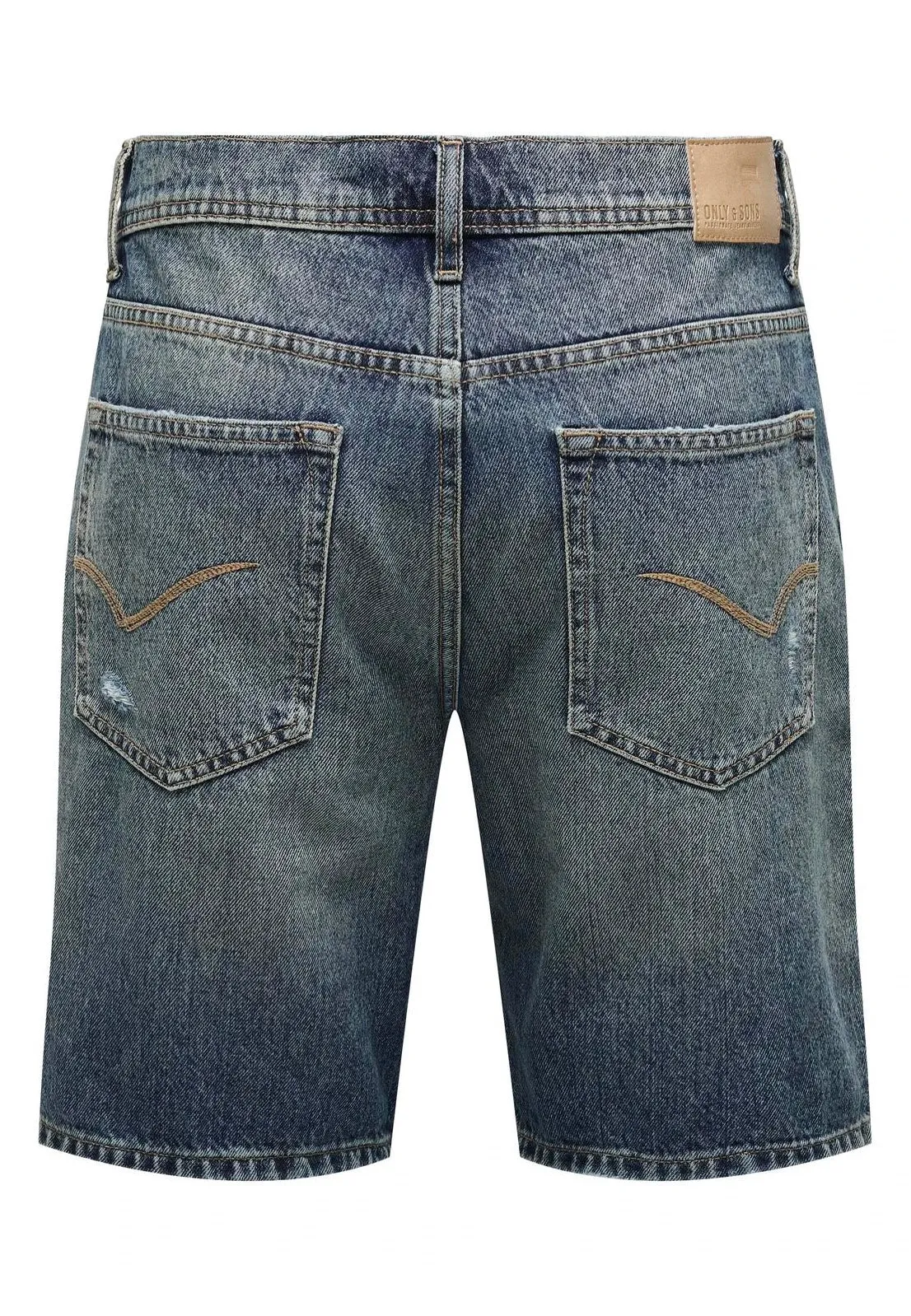 Only & Sons - Edge Ram Dark Blue Denim - Shorts