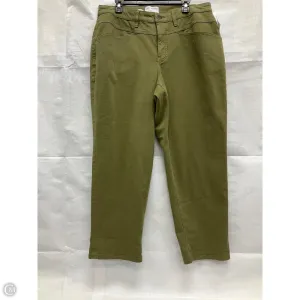 Pants Cropped By Lane Bryant In Green, Size: 14