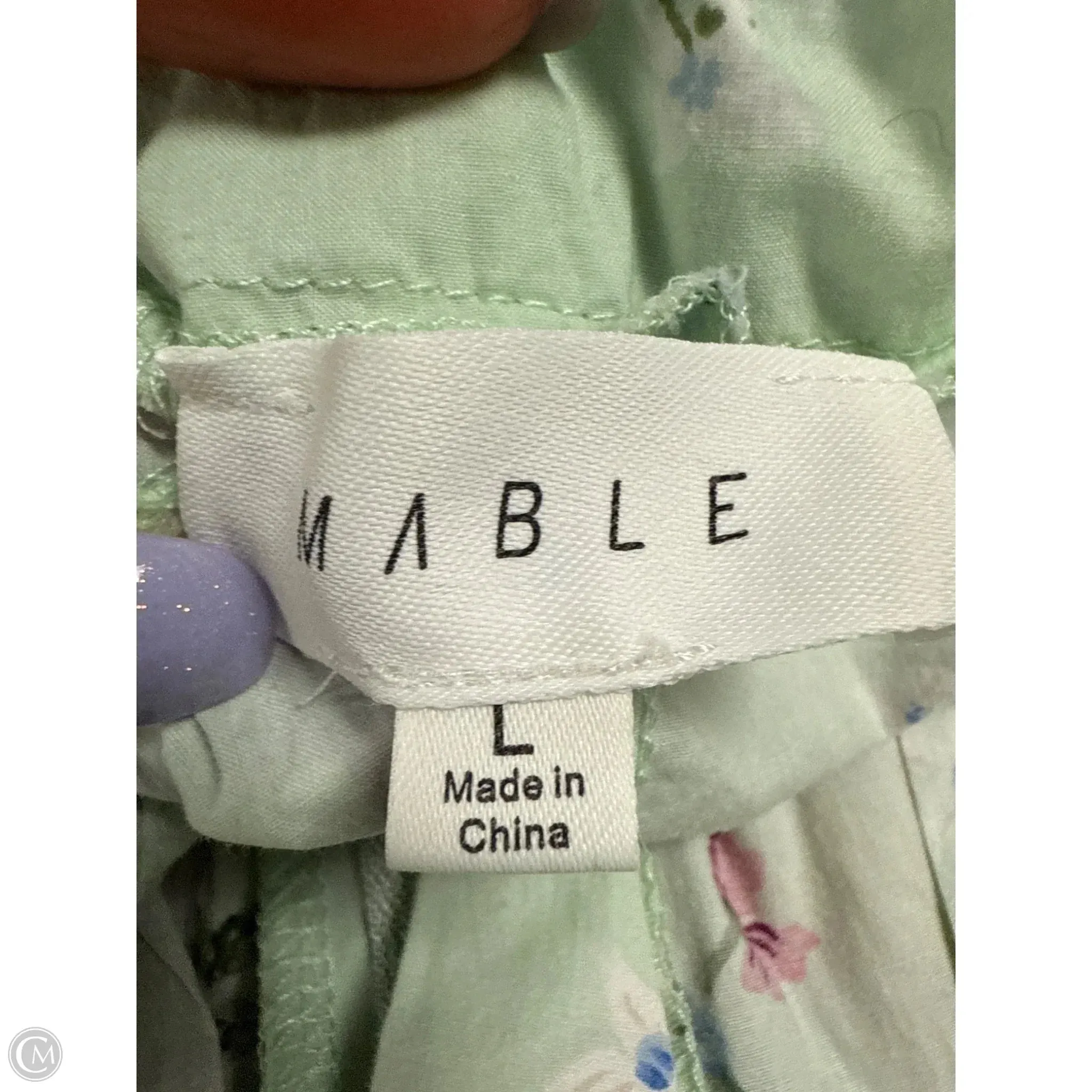 Pants Joggers By Mable In Green, Size: L