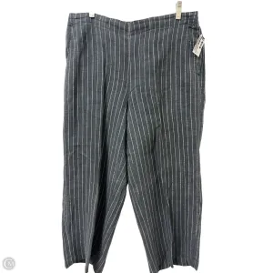 Pants Linen By Eileen Fisher In Grey, Size: S