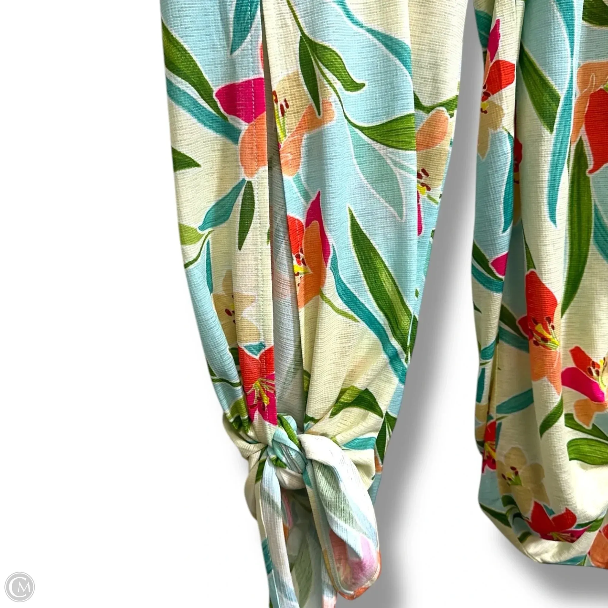 Pants Lounge By Clothes Mentor In Tropical Print, Size: S