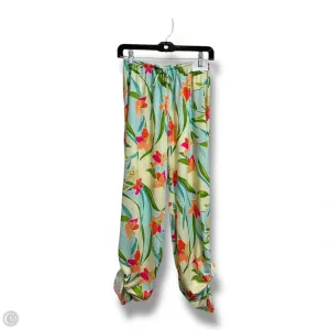 Pants Lounge By Clothes Mentor In Tropical Print, Size: S