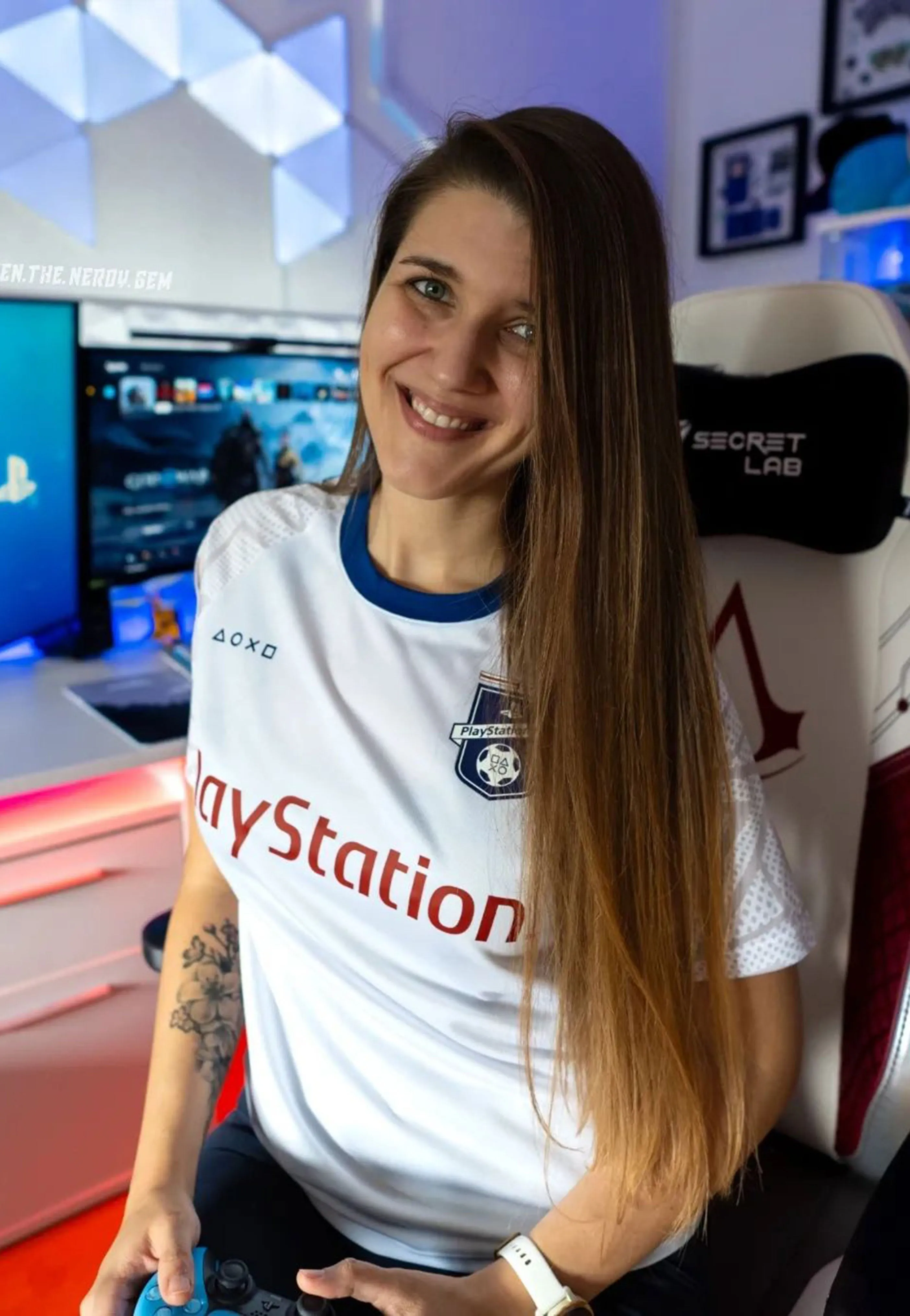 Playstation - England EU2021 Esports White - T-Shirt