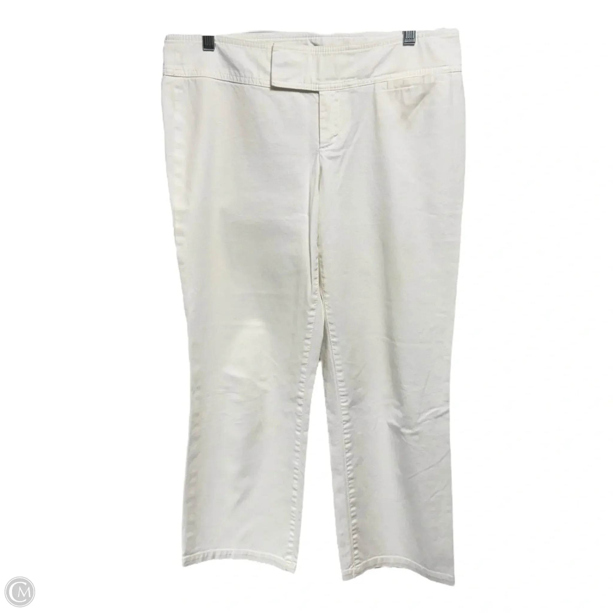 Preppy Palm Beach Fit Pants Designer By Lilly Pulitzer In White, Size: 6