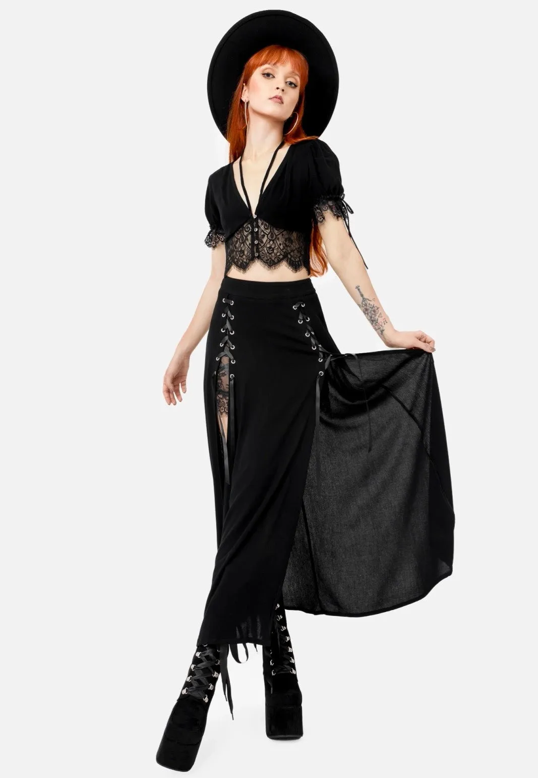 Restyle - Lichen Lace - Top