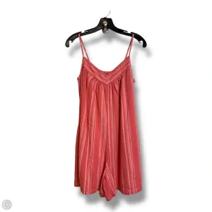 Romper By Clothes Mentor In Coral, Size: S