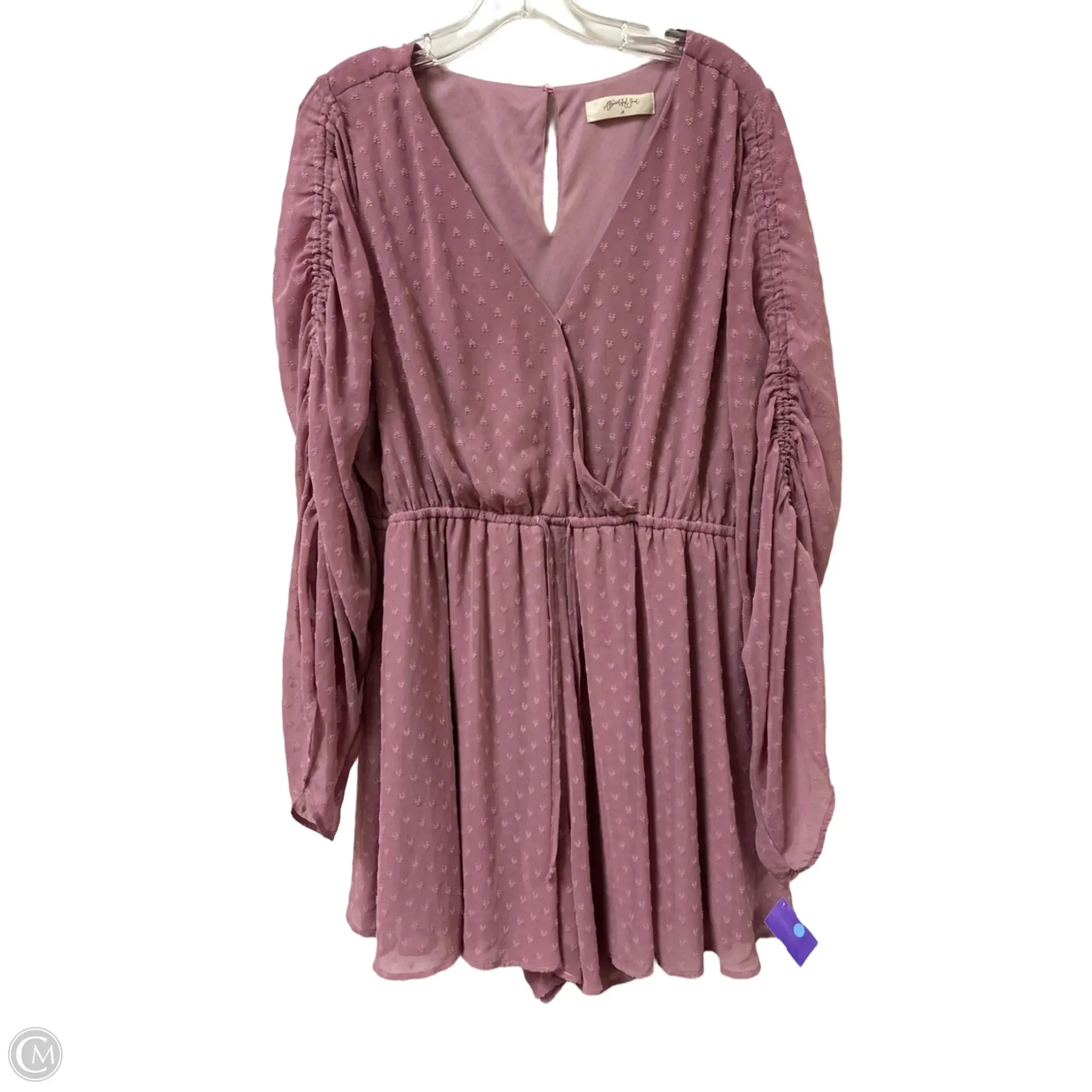 Romper By Clothes Mentor In Pink, Size: S