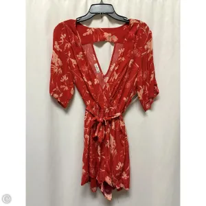 Romper By Clothes Mentor In Red, Size: M