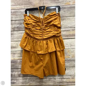 Romper By Express In Orange, Size: L
