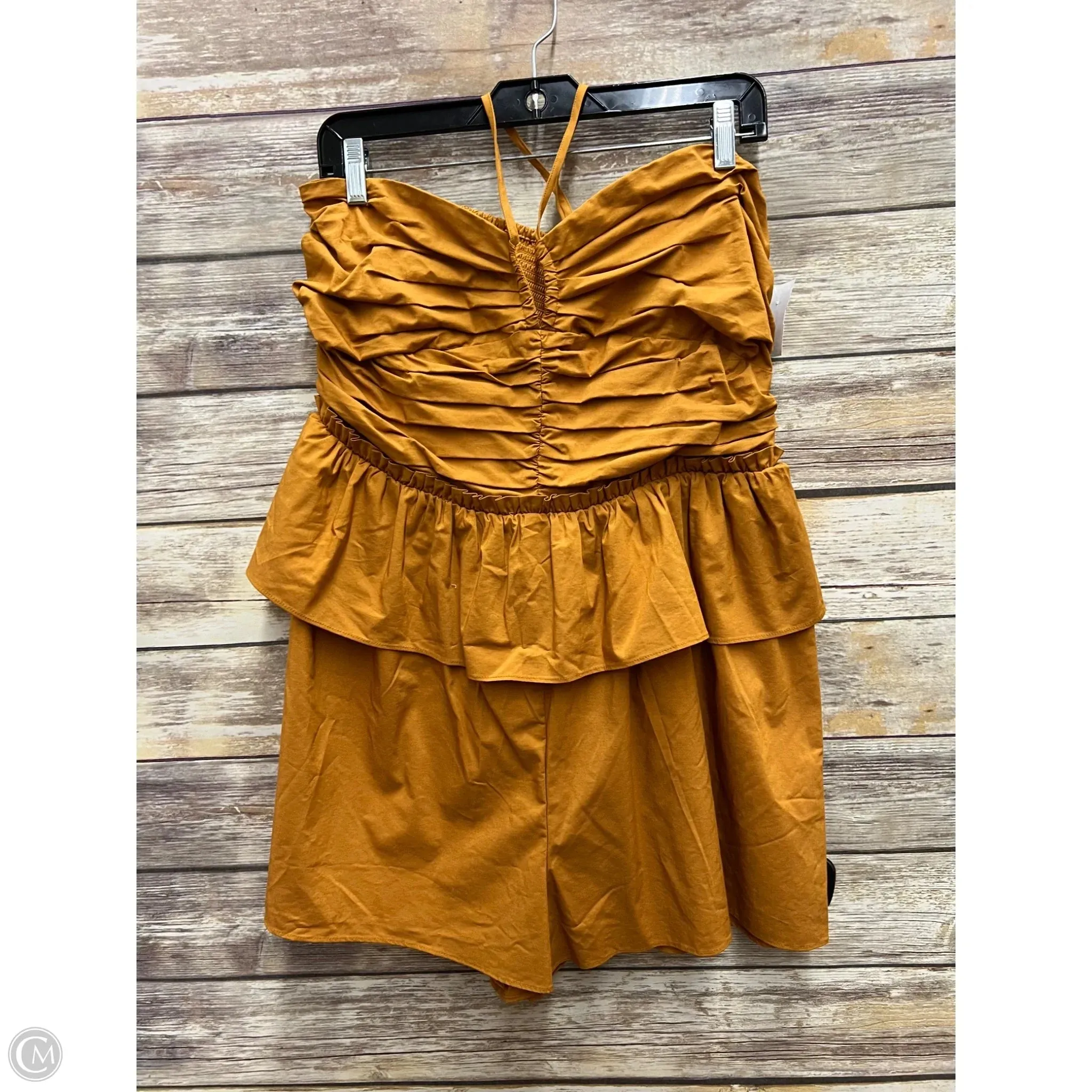 Romper By Express In Orange, Size: L