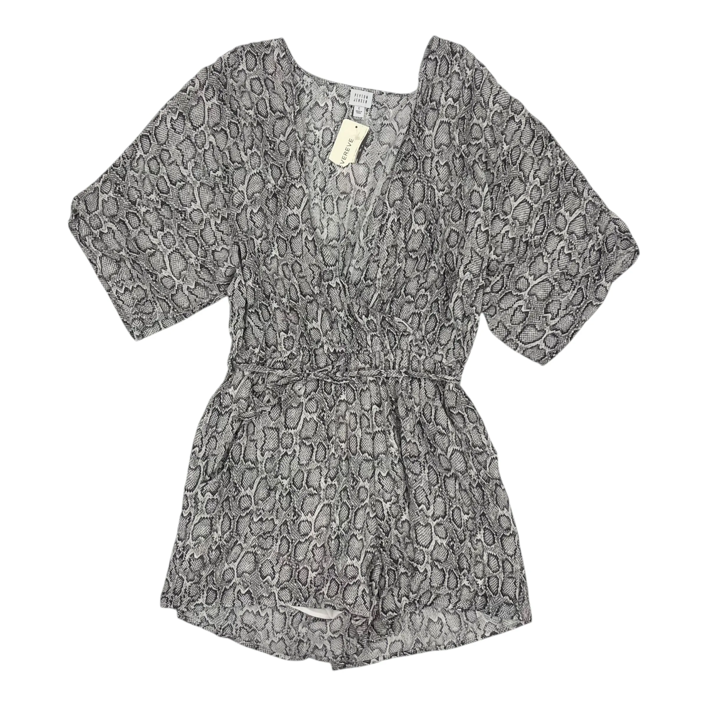 Romper By Pg In Snakeskin Print, Size:L